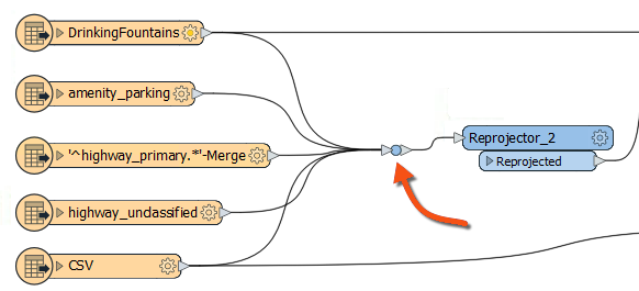An example of using a junction to improve workspace layout
